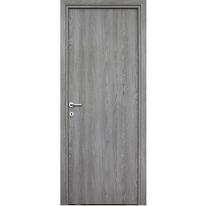 Usa de interior  gri, reversibila, mdf, 203 x 68 cm, toc inclus • Karpat