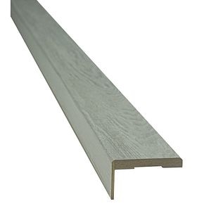 Set pervaz reglabil, gri sampanie, 6 x 210 cm