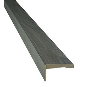 Set pervaz, reglabil, gri stejar, 7 x 125 cm