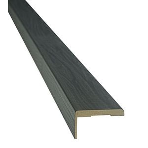 Set pervaz reglabil, MDF, 7.3 x 215 cm, negru