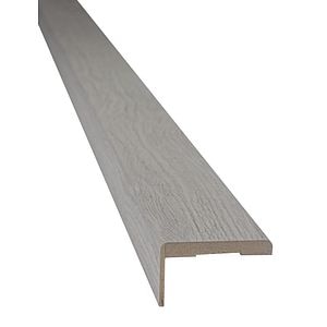 Set pervaz reglabil, MDF, 7.3 x 215 cm, gri deschis