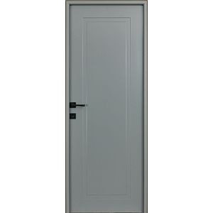 Usa de interior, gri, reversibila, MDF, 203 x 78 cm, toc inclus • Inline