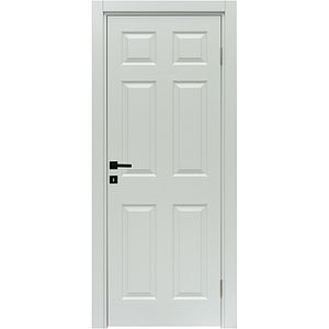 Usa interior VELTA Assos, fara geam, reversibila, MDF, 88 x 203 cm, alb