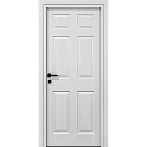 Usa interior VELTA Assos, fara geam, reversibila, MDF, 78 x 207 cm, alb