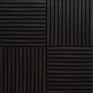 Set panou acustic VELTADOORS, 600 x 600 mm, negru