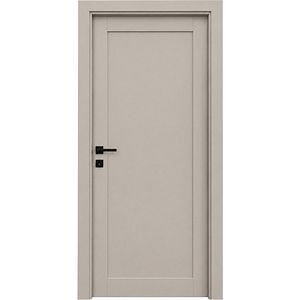 Usa interior Mod, fara geam, reversibila, MDF, 88 x 203 cm, gri mat