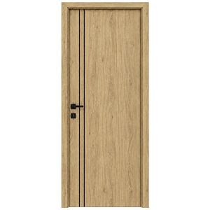 Usa interior Verto 2, fara geam, reversibila, MDF, 78 x 203 cm, stejar