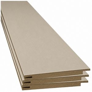 Set extensie toc, MDF, 12 x 215 cm, gri mat