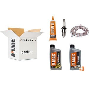 Pachet cu vaselina, ulei, pila, bujie, snur starter pt motocultor • O'MAC