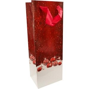 Punga sticla SAVCOM Craciun, 12.5 x 33 x 10 cm, diverse modele