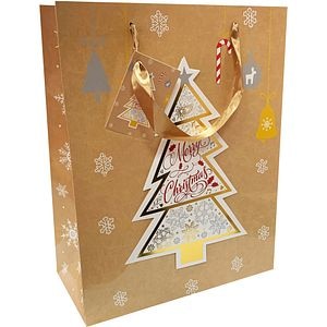 Punga SAVCOM AR1 Craciun 3D, 26 x 32 x 13 cm, diverse modele