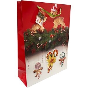 Punga SAVCOM AR2 Craciun 3D, 32 x 42 x 12 cm, diverse modele