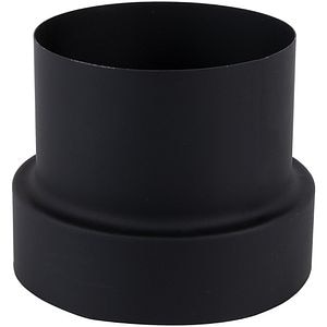 Reductie burlan evacuare fum, 130-150 mm, 0.6 mm, negru