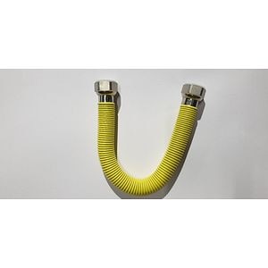 Racord flexibil gaz inox FF, 75 -150 cm, 1/2