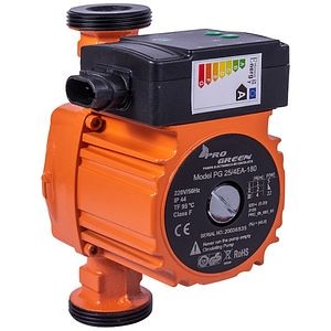 Pompa recirculare apa GreenPro PG 25/4EA-180, 10 Bar, 22W, ax 180 mm