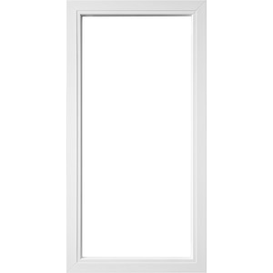 Fereastra termopan PVC, geam Float + Low-E, alb, 4 camere, 56 x 116 cm, fixa • Aplast