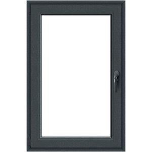 Fereastra termopan APLAST, PVC, 5 camere, 86 x 116 cm, deschidere oscilobatanta stanga, gri antracit