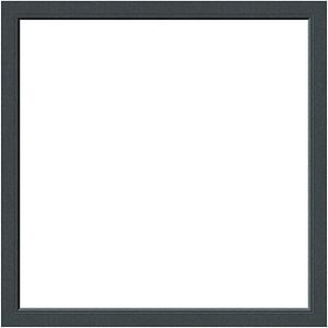 Fereastra termopan APLAST, PVC, 5 camere, 116 x 116 cm, deschidere fixa , gri antracit