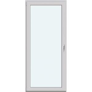 Usa balcon APLAST, cu geam, stanga, PVC, 88 x 192 cm, alb