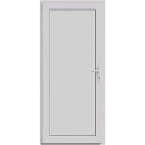 Usa intrare APLAST, fara geam, stanga, PVC, 88 x 195 cm, alb