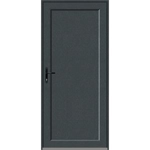 Usa intrare APLAST, fara geam, dreapta, PVC, 88 x 195 cm, gri antracit