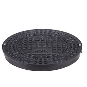 Capac polipropilena, rotund, exterior, D315 mm • Vodaland