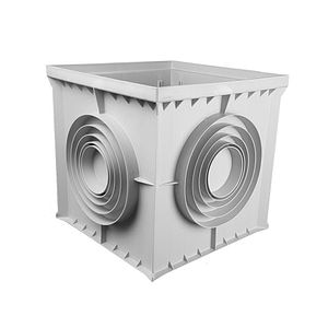 Camin PP patrat Gri A15-C250 400x400 • Vodaland