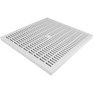 Gratar PP Gri camin patrat  A15 400x400 • Vodaland