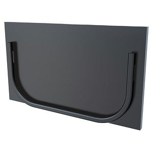 Capat plastic Rigola Stpark, 7 cm, negru • Vodaland