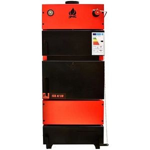 Cazan pe lemne din otel Eco 47, 47 kW, 147 x 58 x 66 cm