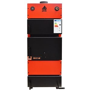 Cazan pe lemne din otel Eco 27, 27 kW, 147 x 48 x 54 cm
