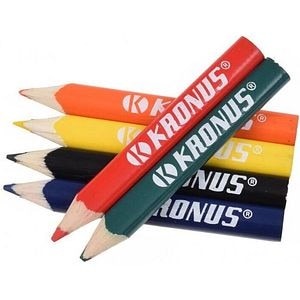 Set creioane dulgher KRONUS, lemn, multicolor, 6 buc