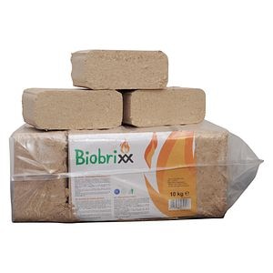 Brichete de foc, tip RUF, din rumegus, 10 kg • Biobrixx