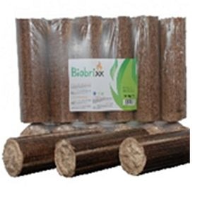Brichete de foc, rumegus din lemn, rotunde, 10 kg • Biobrixx