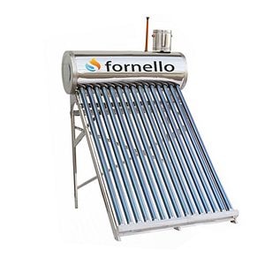 Panou solar nepresurizat, volum rezervor 122L, 15 tuburi  Fornello