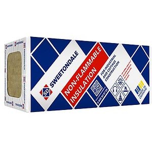 Vata minerala bazaltica pentru fatade ThermoWool FAS Extra 90, 120 x 60 cm, 10 cm, 2.1mp, 0.036 W/mK