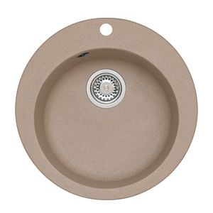 Set chiuveta, bej, Victoria 10, baterie monocomanda Nina  Alveus