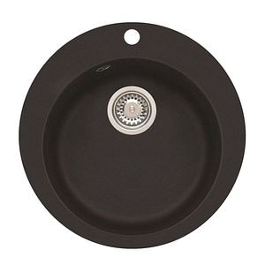 Set chiuveta, negru, Victoria 10, baterie monocomanda Nina  Alveus