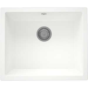 Chiuveta bucatarie SANDONNA Joanna 55, 1 cuva, compozit granit, alb