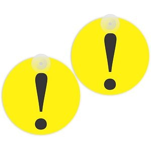 Set Semn auto "Incepator" Creative Sign, 9.5 cm