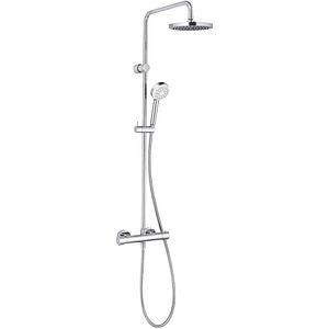 Sistem dus KLUDI Logo 6809405-00 20, termostat, 1 functie, crom