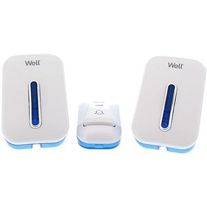 Sonerie wireless WELL DOORBELL-JINGLE-WL, 220V, 150m, alb