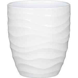 Ghiveci SCHEURICH, D15 cm, alb