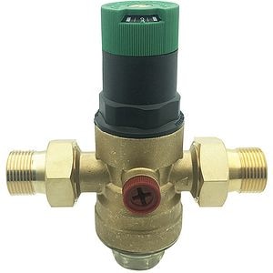 Reductor presiune 3/4 cu manometru, D20, alama