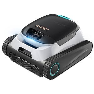 Robot pentru curatat piscina AIPER Scuba N1, fara fir, autonomie 180 min, 150mp, 75W, alb