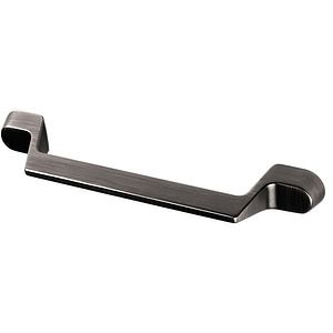 Maner 128, zamac, 14.5 x 1.8 x 2.8 cm, negru satinat