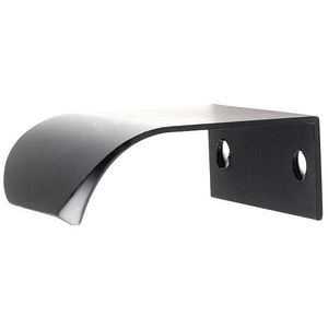 Maner 6127, aluminiu, 5.2 x 1.8 x 4 cm, negru mat