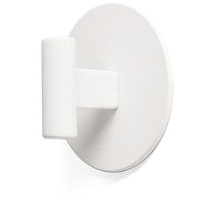 Cuier perete REUNION INDUSTRIAL 7-C1777.1.17, 1 agatatoare, otel, alb mat