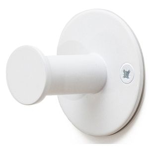 Cuier perete REUNION INDUSTRIAL 7-C8714.17, 1 agatatoare, otel, alb mat