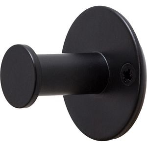 Cuier perete REUNION INDUSTRIAL 7-C8714.18, 1 agatatoare, otel, negru mat